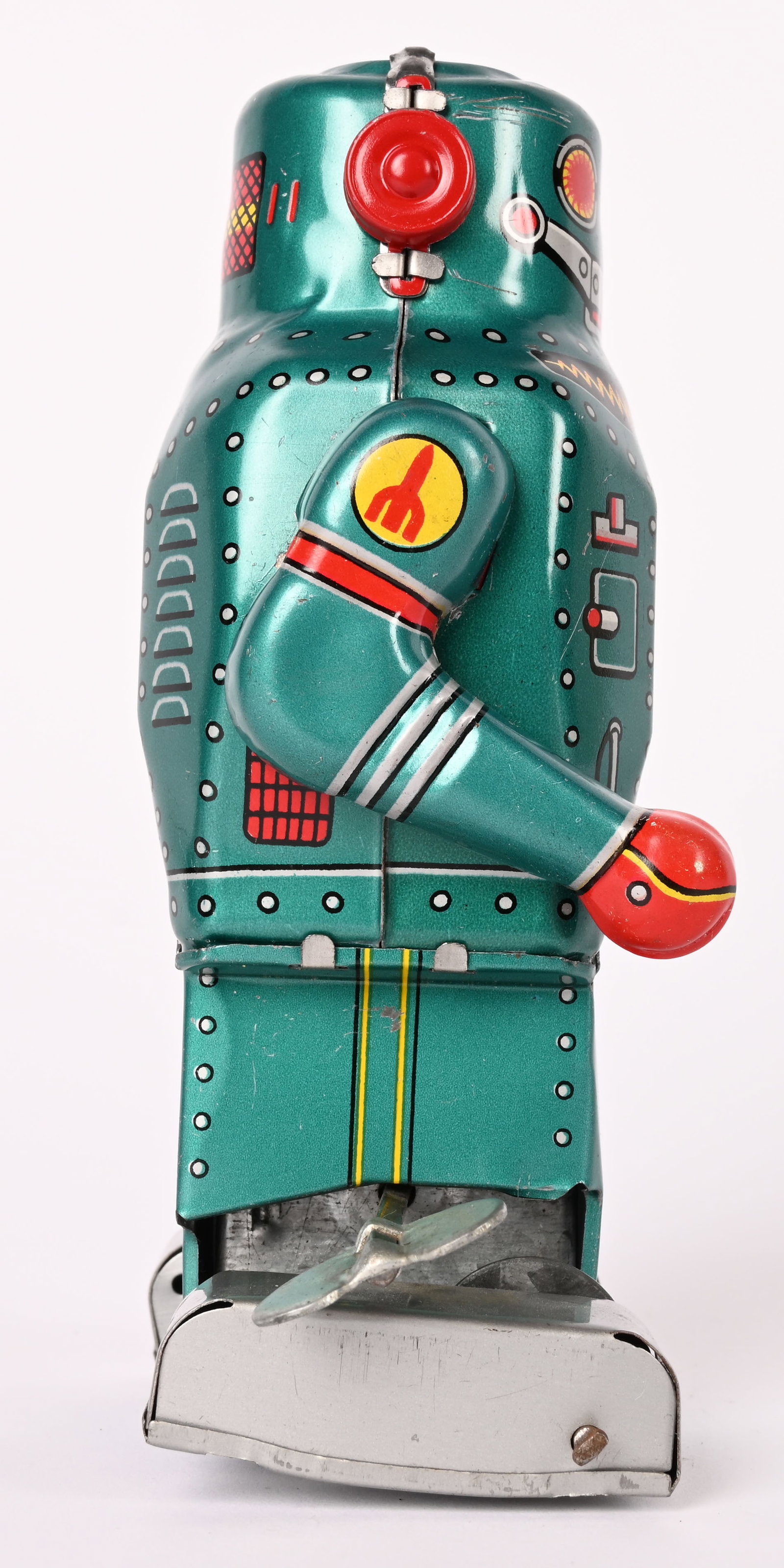 JAPAN TIN WINDUP MIGHTY ROBOT - 4