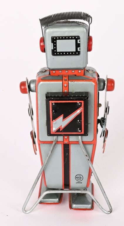 LINEMAR TIN WINDUP EASEL BACK ROBOT - 3