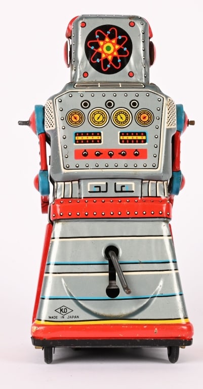 JAPAN TIN WINDUP ATOM ROBOT - 3