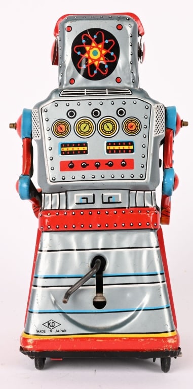JAPAN TIN WINDUP ATOM ROBOT - 3