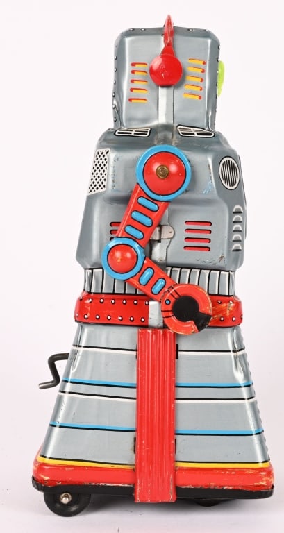 JAPAN TIN WINDUP ATOM ROBOT - 4