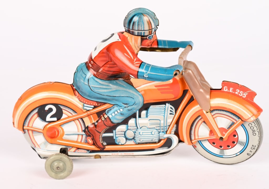 TECHNOFIX TIN WINDUP #2 RACING MOTORCYCLE - 3
