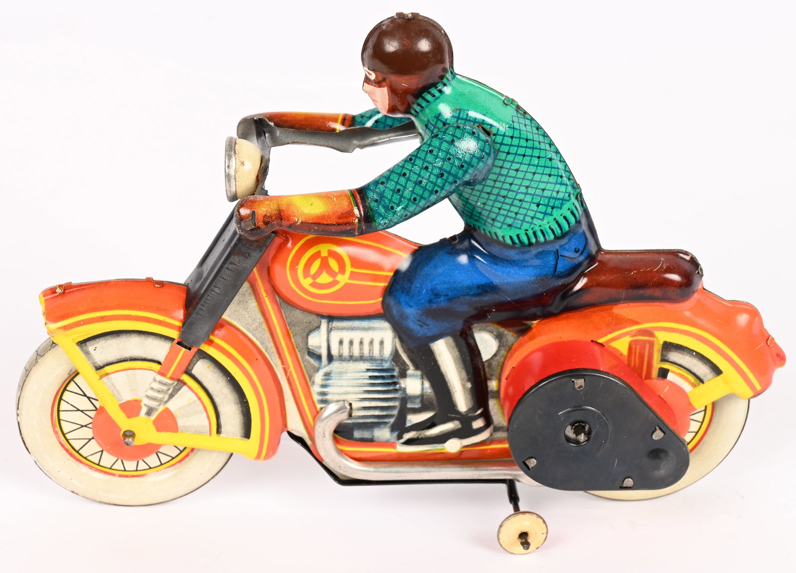 RUSSIAN TIN WINDUP MOTORCYCLE (1 of 5)