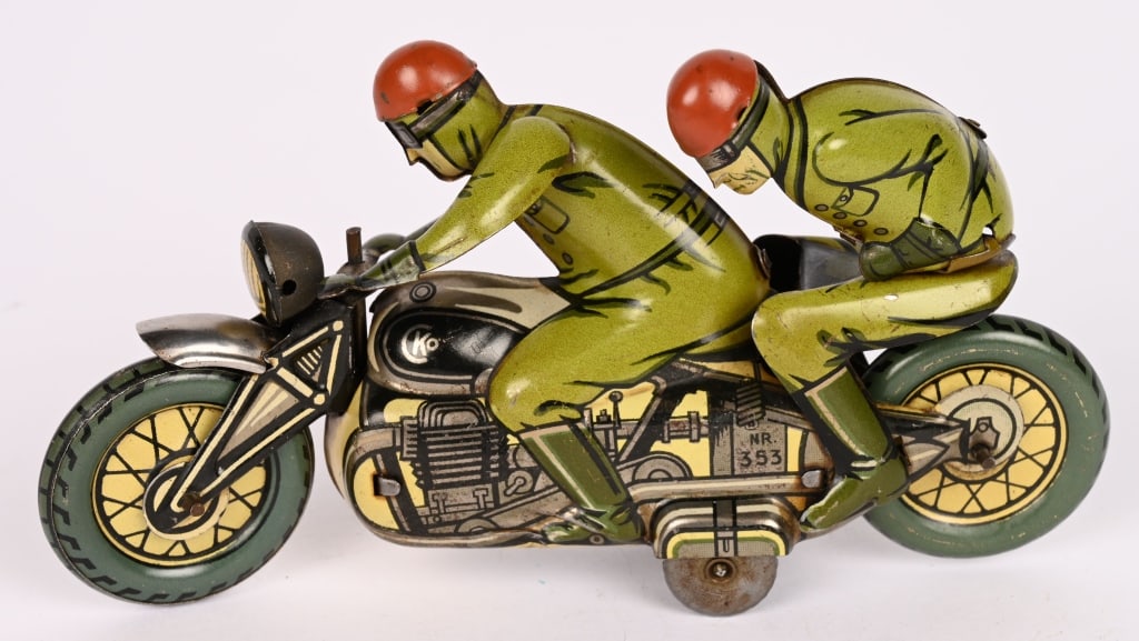 GERMAN CKO KELLERMAN TIN WINDUP MOTORCYCLE (1 of 5)