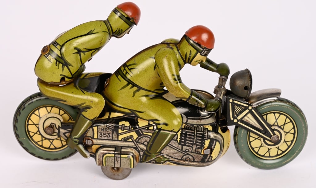 GERMAN CKO KELLERMAN TIN WINDUP MOTORCYCLE - 3