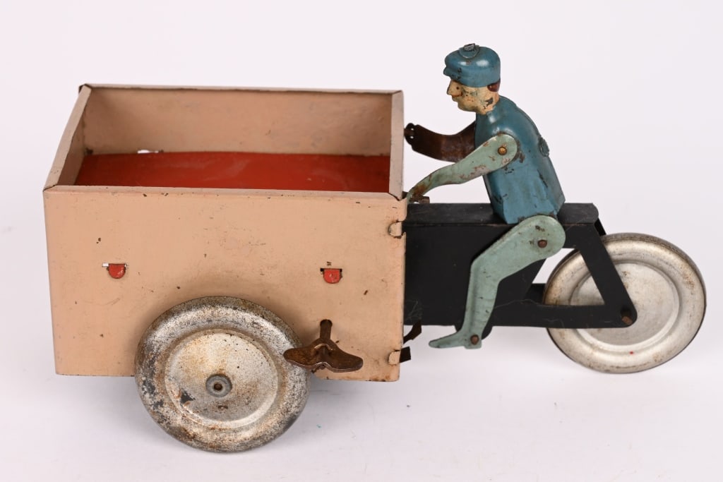 VEBE TIN WINDUP DELIVERY MOTORCYCLE (1 of 5)
