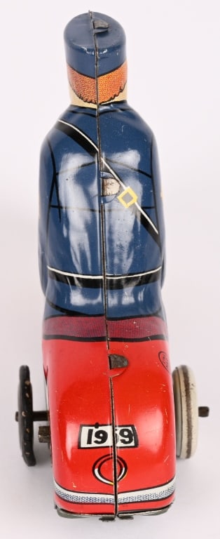 LINEMAR TIN WINDUP TRICKY MOTORCYCLE - 4