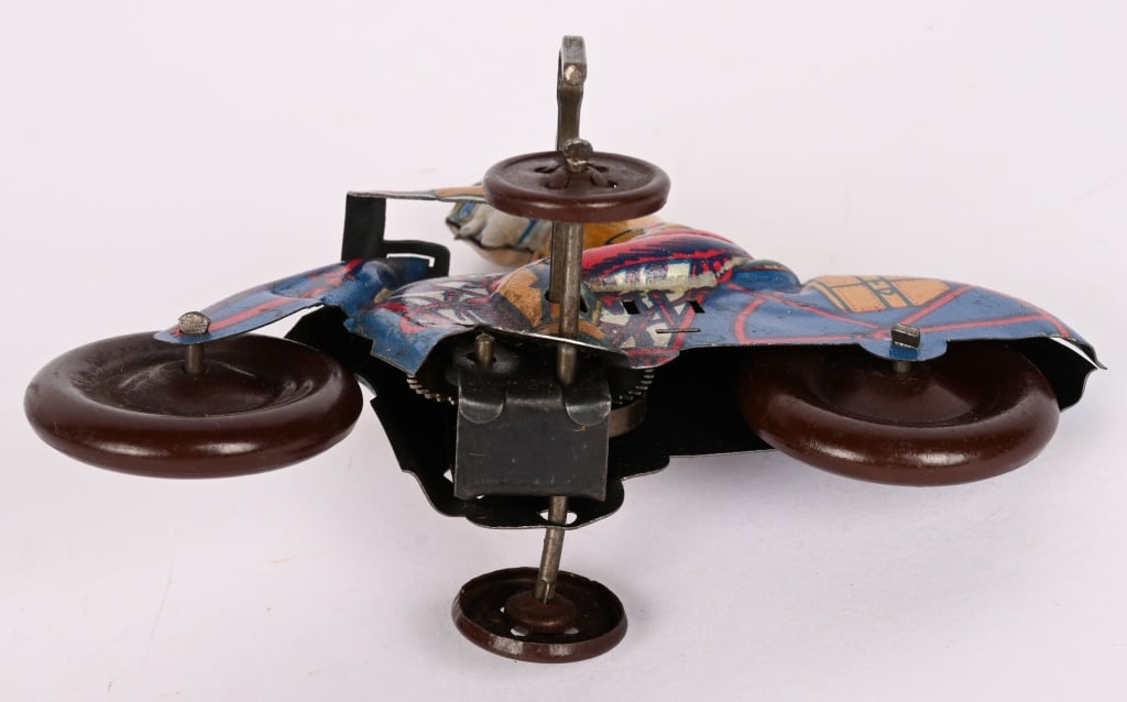 FOREIGN TIN WINDUP MOTORCYCLE - 5
