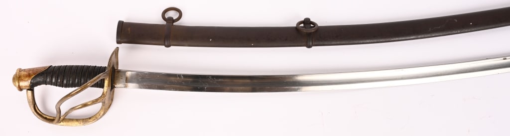 DATED 1859 AMES MODEL 1860 LIGHT CAVALRY SABER - 3