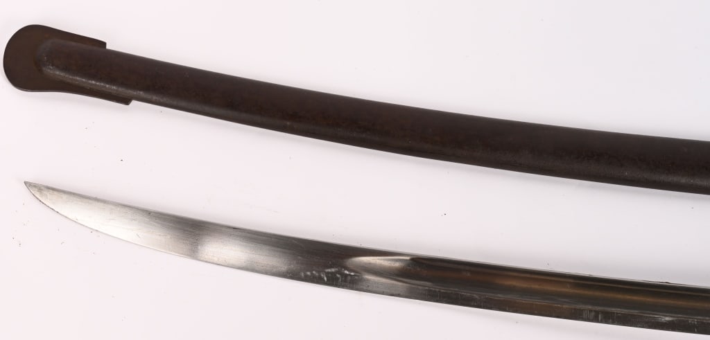 DATED 1859 AMES MODEL 1860 LIGHT CAVALRY SABER - 7