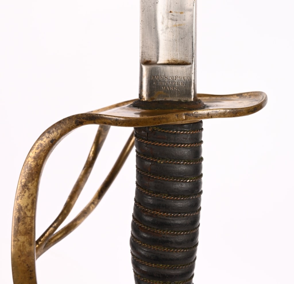 DATED 1859 AMES MODEL 1860 LIGHT CAVALRY SABER - 8