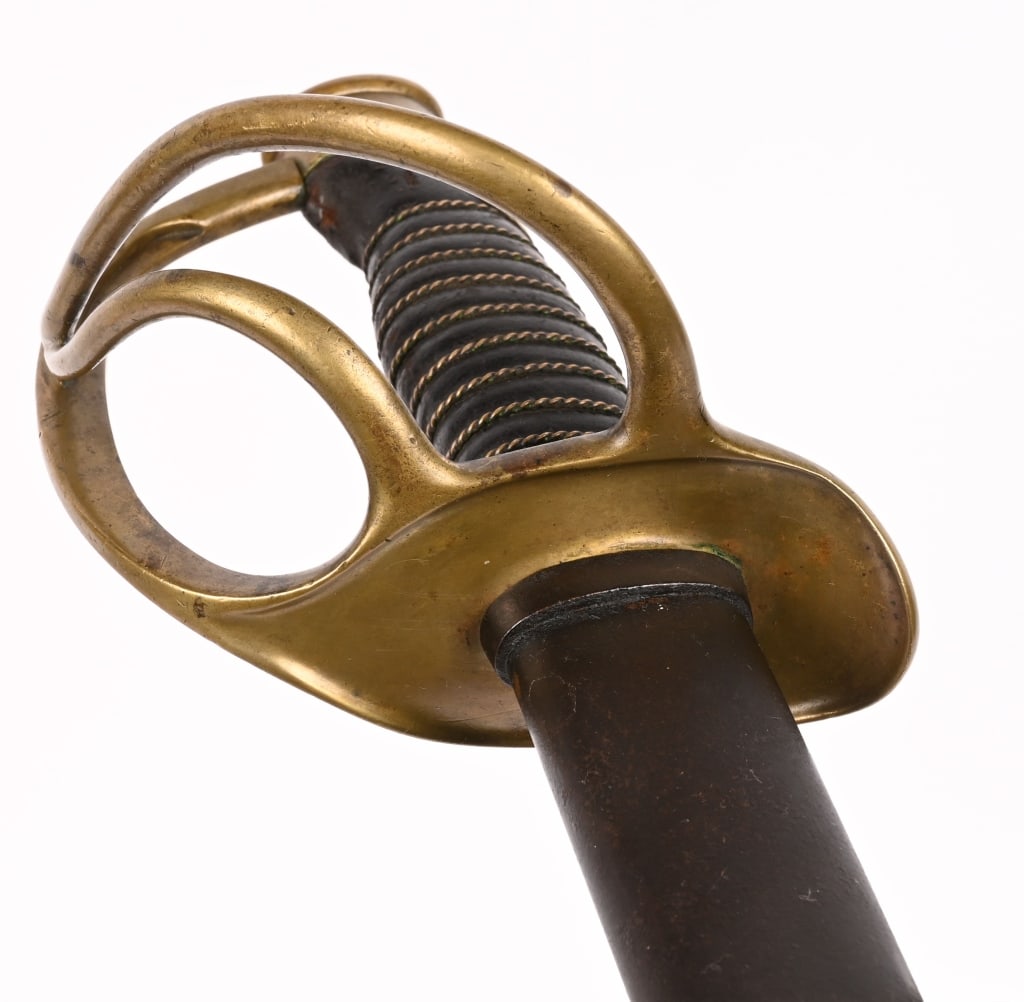 DATED 1859 AMES MODEL 1860 LIGHT CAVALRY SABER - 12