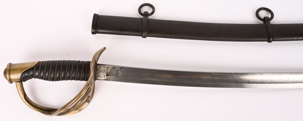 DATED 1859 AMES MODEL 1860 LIGHT CAVALRY SABER - 3