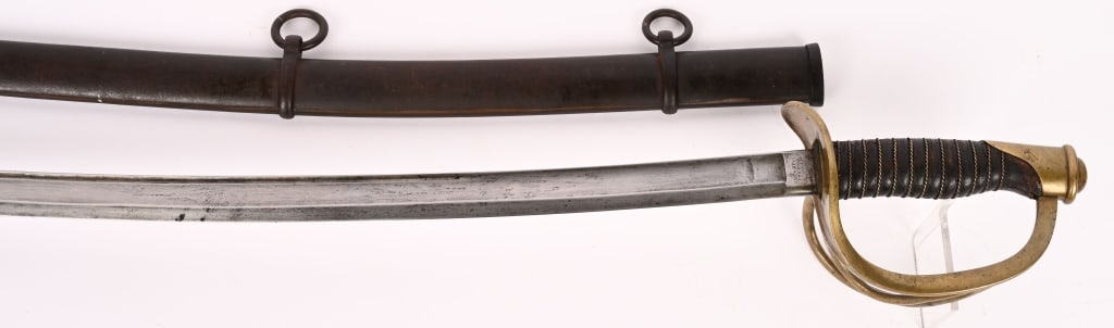 DATED 1859 AMES MODEL 1860 LIGHT CAVALRY SABER - 6