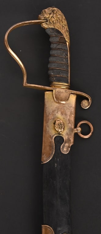 M1803 BRITISH INFANTRY OFFICERS SWORD W SCABBARD (1 of 12)