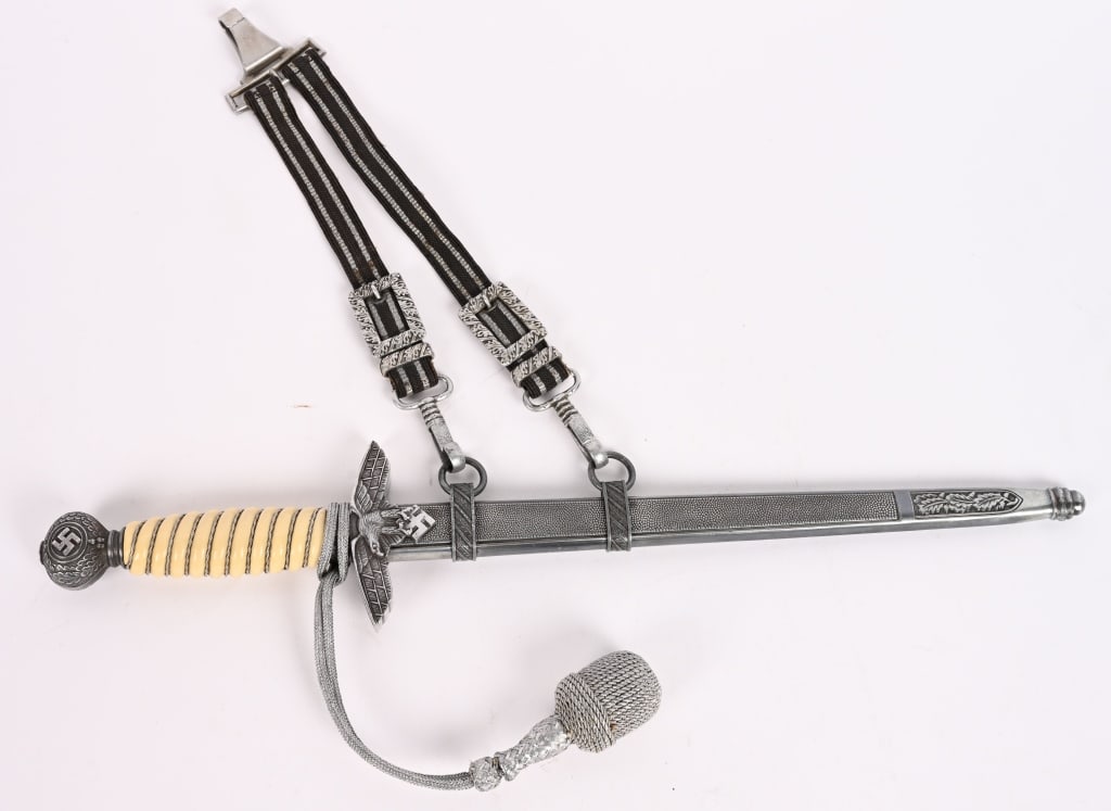 WWII NAZI GERMAN LUFTWAFFE DAGGER BY HOLLER WW2 (1 of 7)