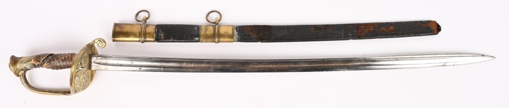 CIVIL WAR STAFF AND FIELD OFFICERS SWORD (1 of 10)