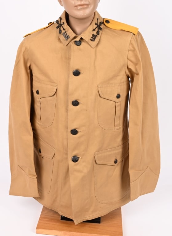 7TH US CAVALRY M1902 KHAKI UNIFORM JACKET (1 of 11)
