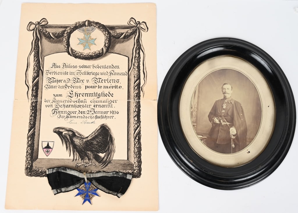 WWI IMPERIAL GERMAN NAMED POUR LE MÉRITE GROUP (1 of 20)