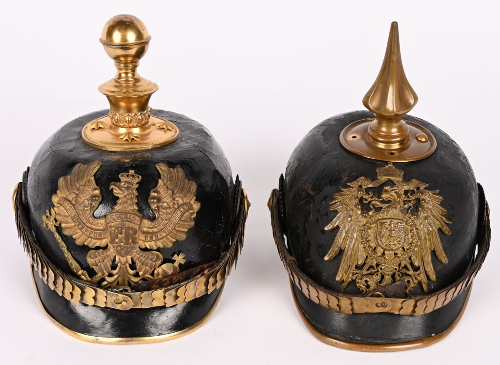 WWI IMPERIAL GERMAN SPIKED HELMET LOT COLONIAL ART (1 of 11)