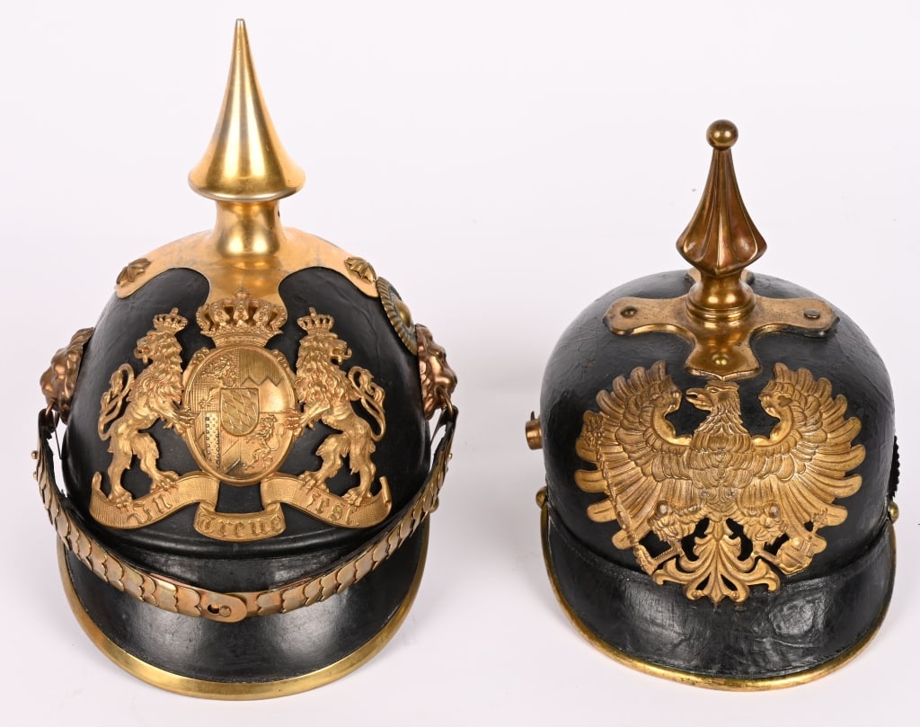 IMPERIAL GERMAN SKIPED HELMET LOT PRUSSIA BAVARIA (1 of 11)