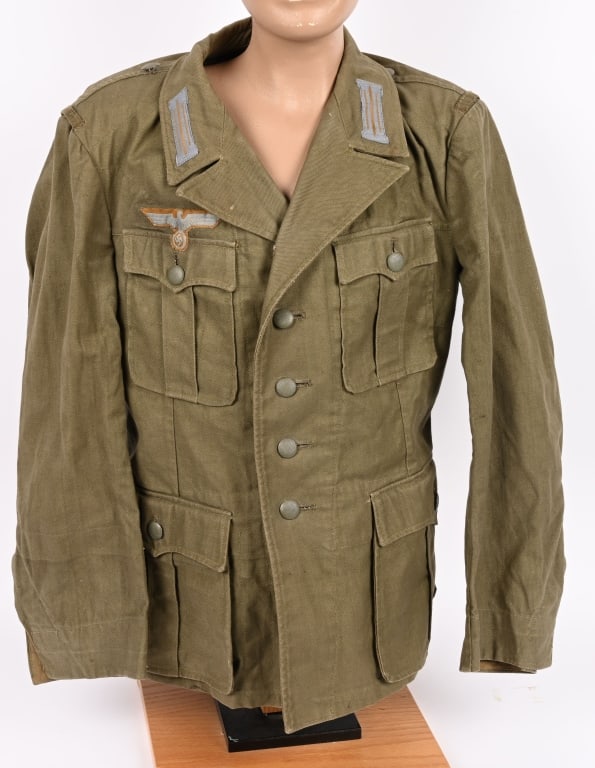 WWII NAZI GERMAN TROPICAL FIELD BLOUSE WW2 (1 of 13)