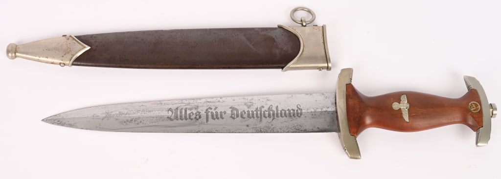 WWII NAZI GERMAN SA M33 DAGGER AUG. MERTEN WW2 (1 of 7)