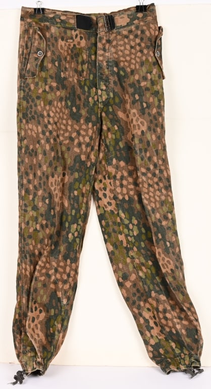 WW2 WAFFEN SS DOT PATTERN HBT CAMO PANZER TROUSERS (1 of 7)