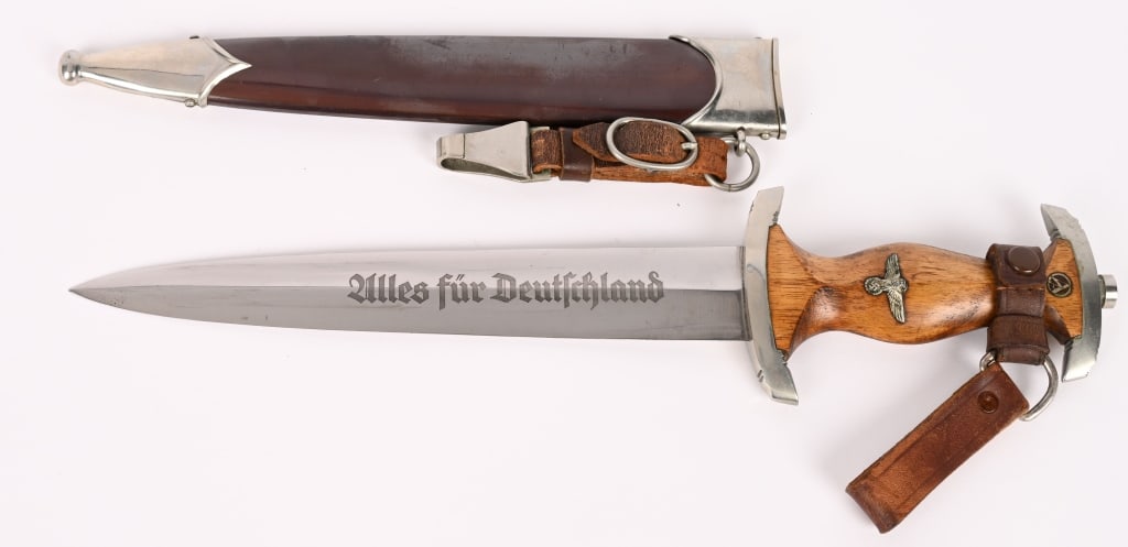 WWII NAZI GERMAN SA DAGGER BY J.P. SAUER & SOHN (1 of 7)