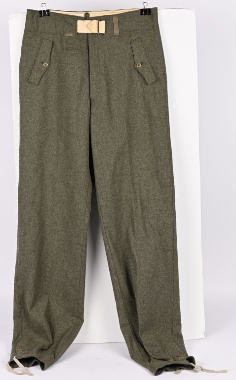 WWII NAZI GERMAN ASSAULT GUNNERS TROUSERS WW2 (1 of 6)