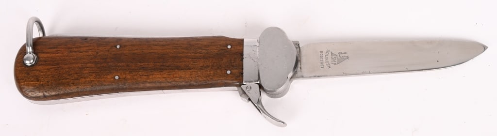WWII NAZI GERMAN PARATROOPER GRAVITY KNIFE BY SMF (1 of 5)