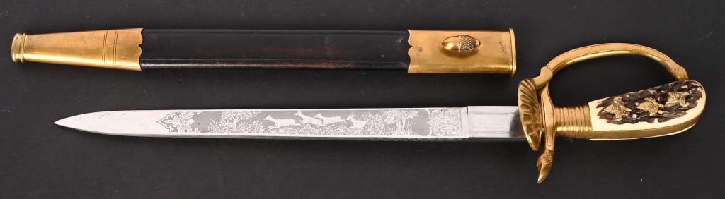 WWII NAZI GERMAN SUBORDINATE FORESTRY CUTLASS WW2 (1 of 6)