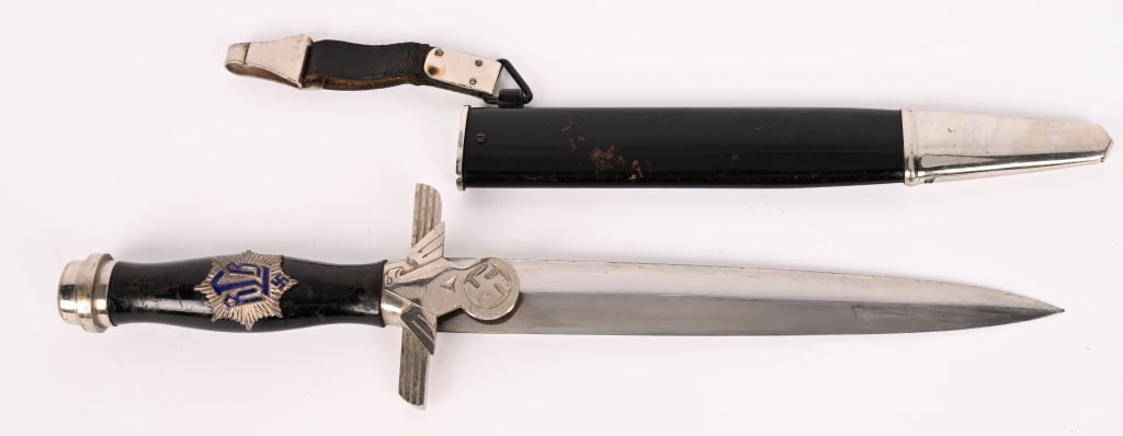 WWII NAZI GERMAN 1st MODEL RLB DAGGER w/ HANGER (1 of 8)