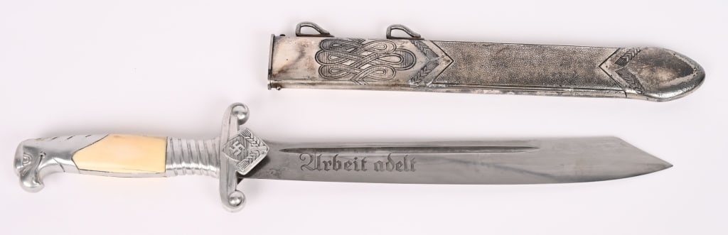 WWII NAZI GERMAN RAD LABOR CORPS OFFICERS DAGGER (1 of 6)
