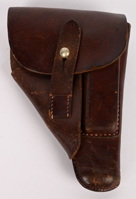 WWII NAZI GERMAN WALTHER PPK HOLSTER W MAG DRGM (1 of 6)