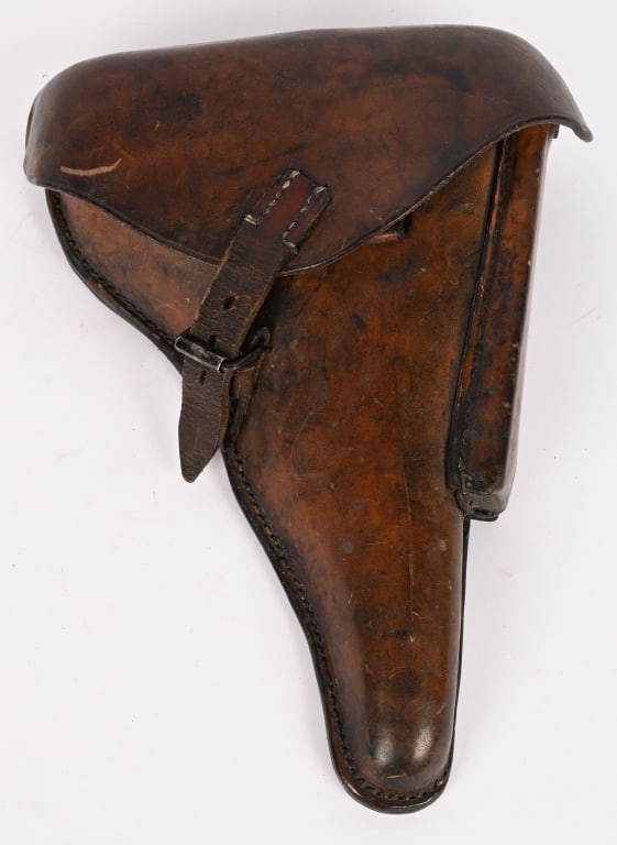 WWII NAZI GERMAN P08 LUGER HOLSTER W MAGAZINE WW2 (1 of 6)