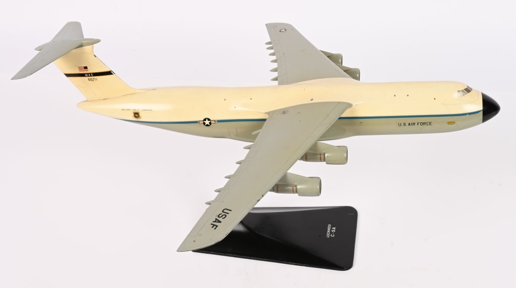 LOCKHEED C-5A SUPER GALAXY FACTORY MODEL - 6