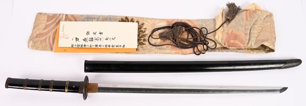 NINJATO STRAIGHT KATANA NINJA W SAYA & CERTIFICATE (1 of 14)