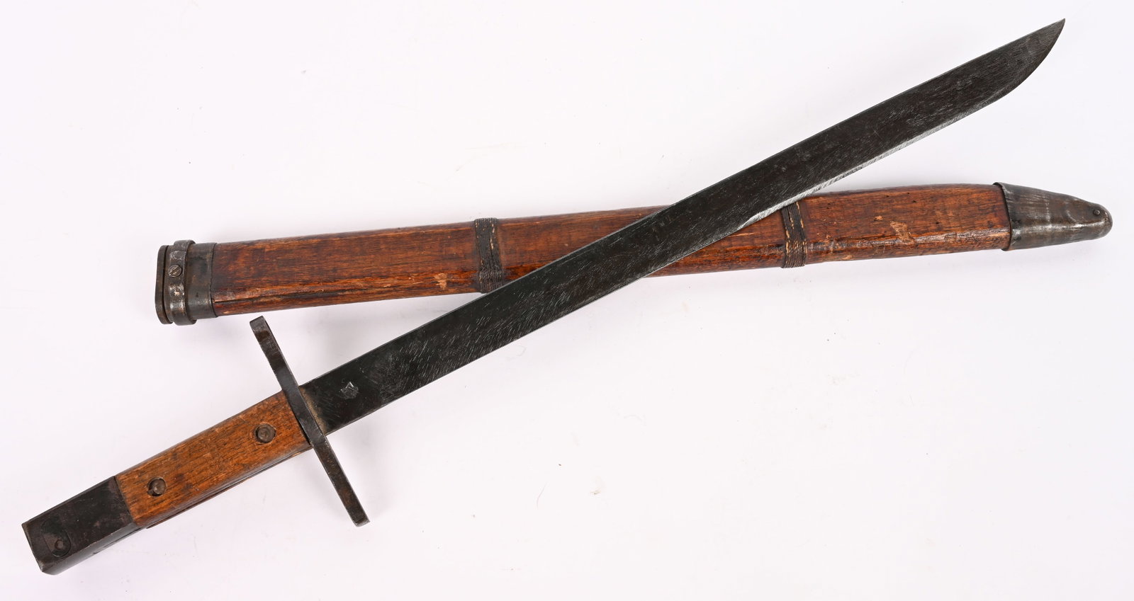 WWII JAPANESE INFANTRY TYPE 30 BAYONET W/ SCABBARD (1 of 8)
