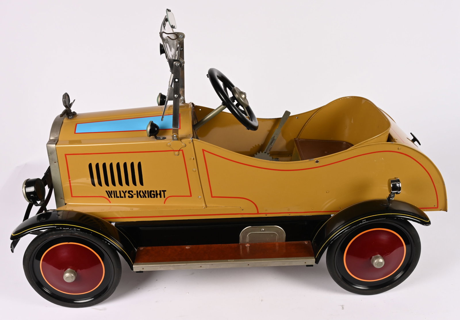 1920s SIDWAY TOPLIFT WILLYS KNIGHT PEDAL CAR (1 of 13)