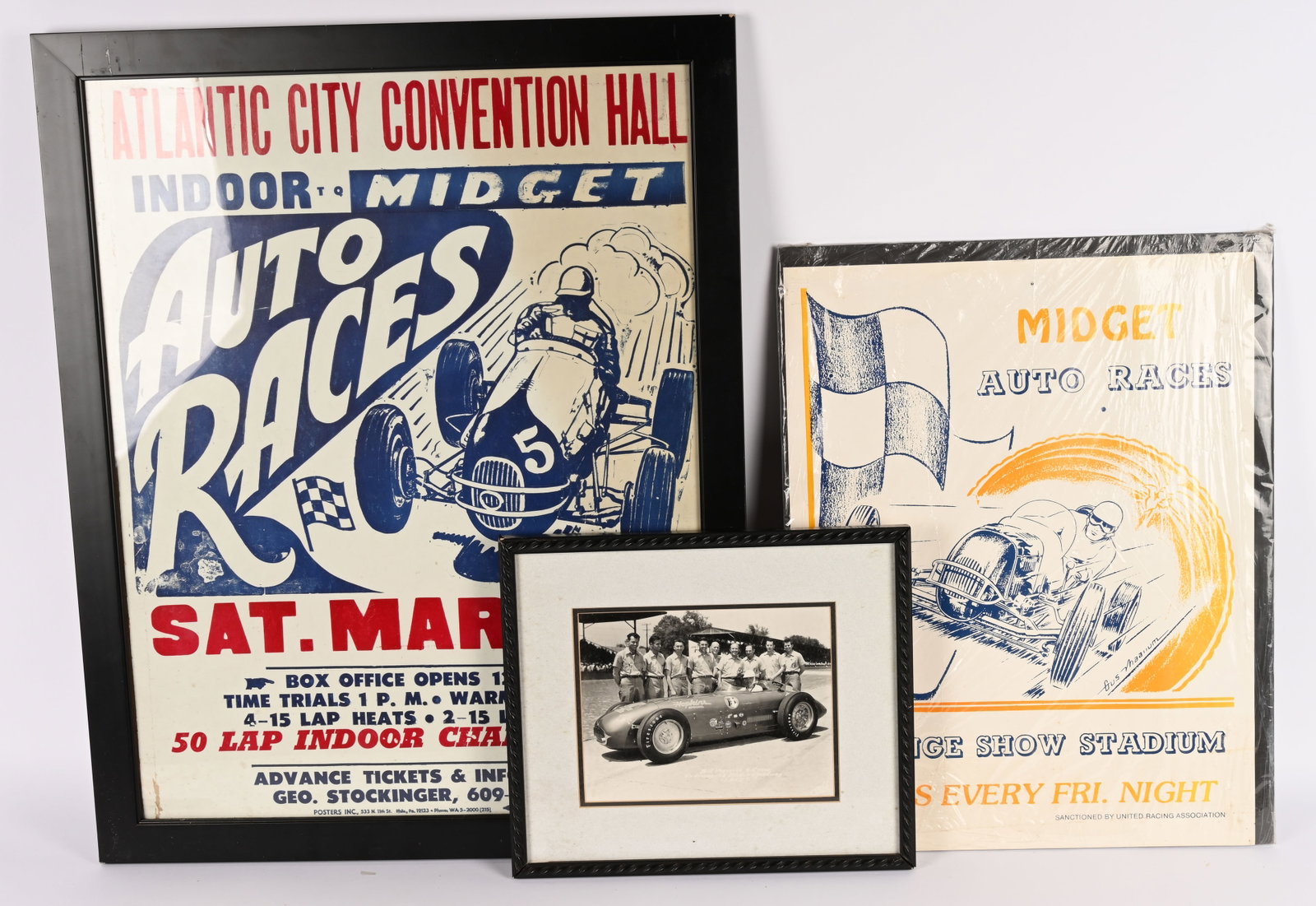 VINTAGE MIDGET RACE POSTERS & PHOTO (1 of 4)