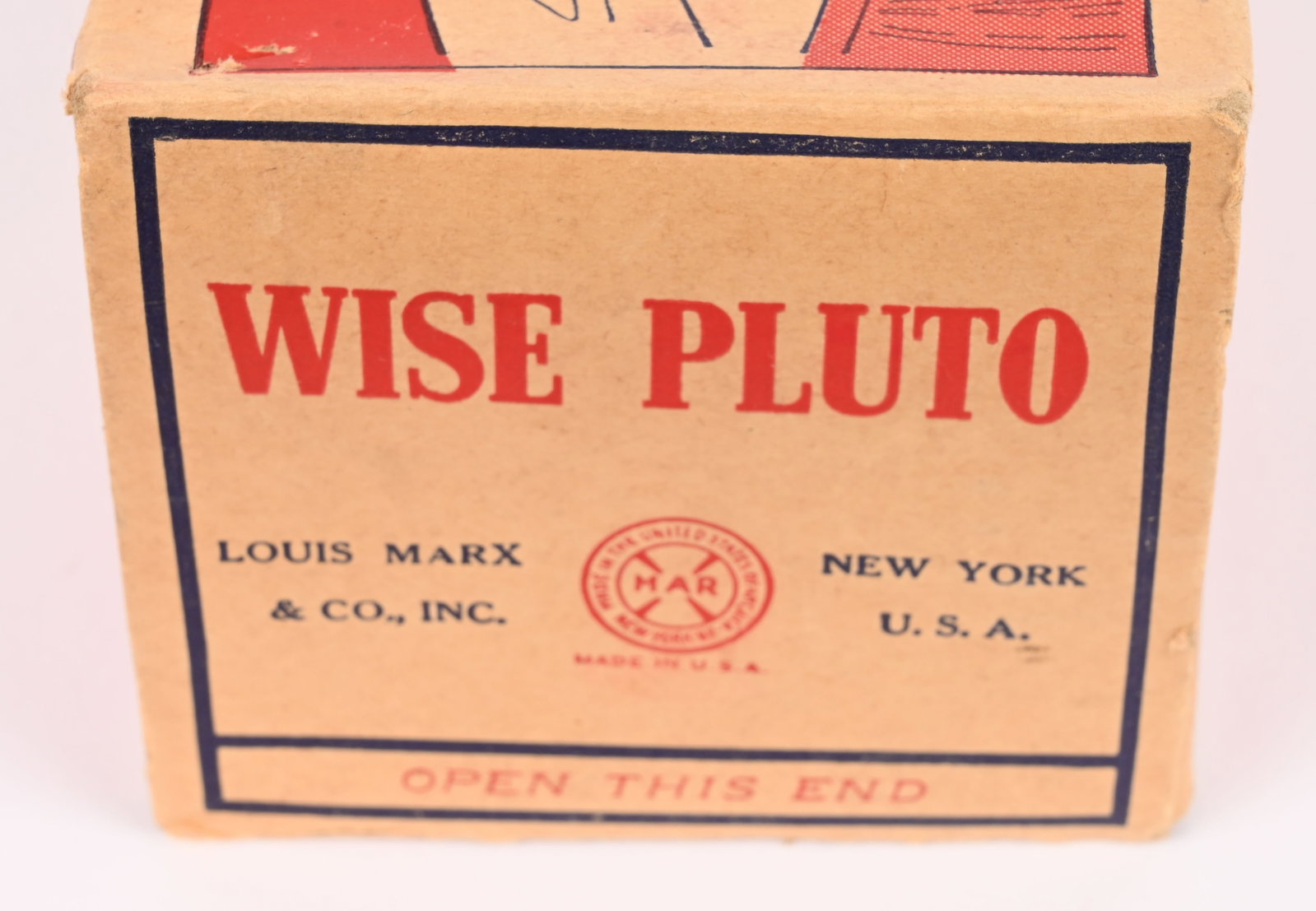 MARX TIN WINDUP WISE PLUTO w/ BOX - 10