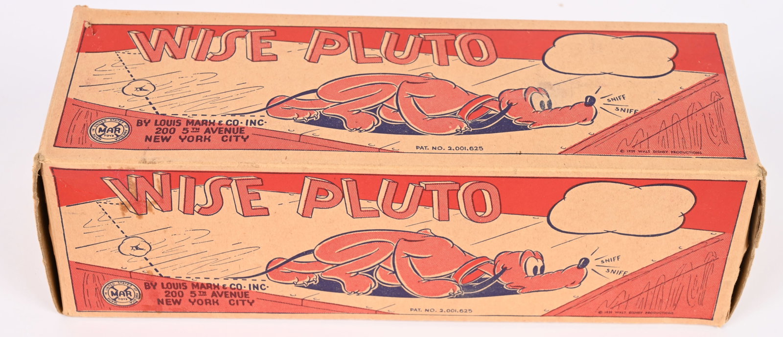 MARX TIN WINDUP WISE PLUTO w/ BOX - 7
