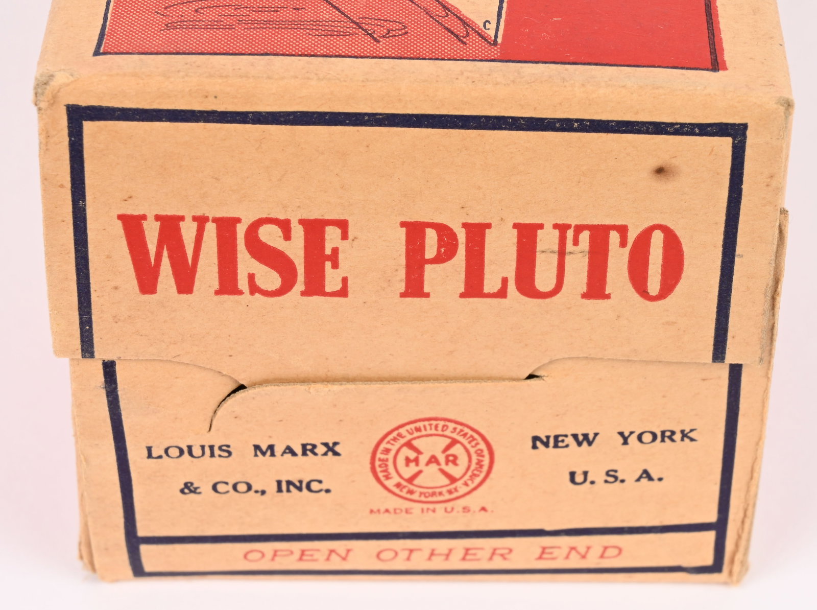 MARX TIN WINDUP WISE PLUTO w/ BOX - 9