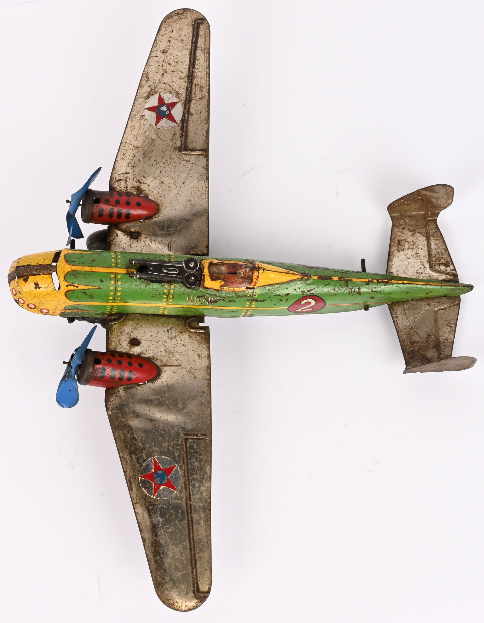 MARX PROTOTYPE US ARMY AA-10 AIRPLANE (1 of 8)