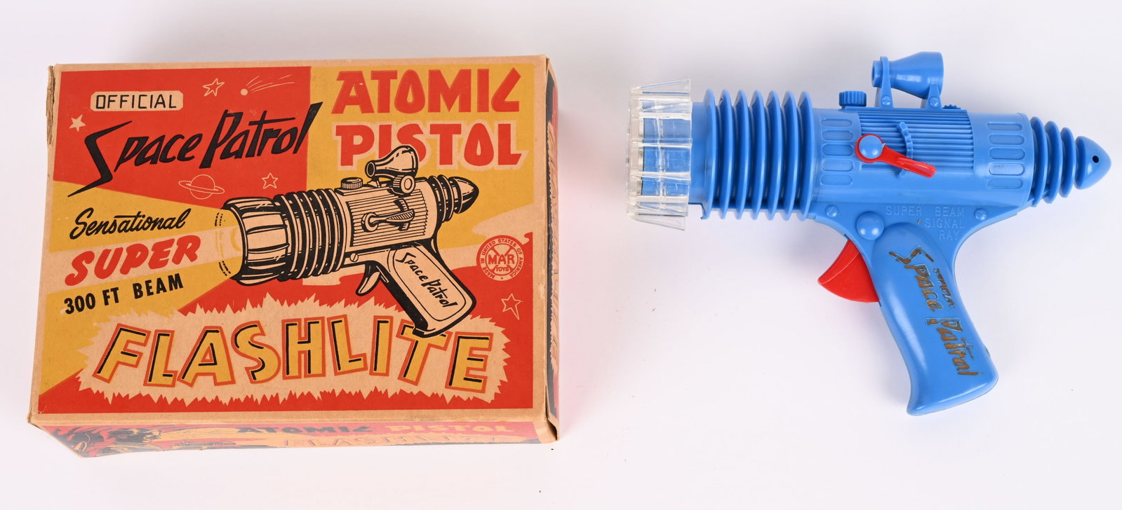 MARX SPACE PATROL ATOMIC PISTOL w/ BOX (1 of 8)