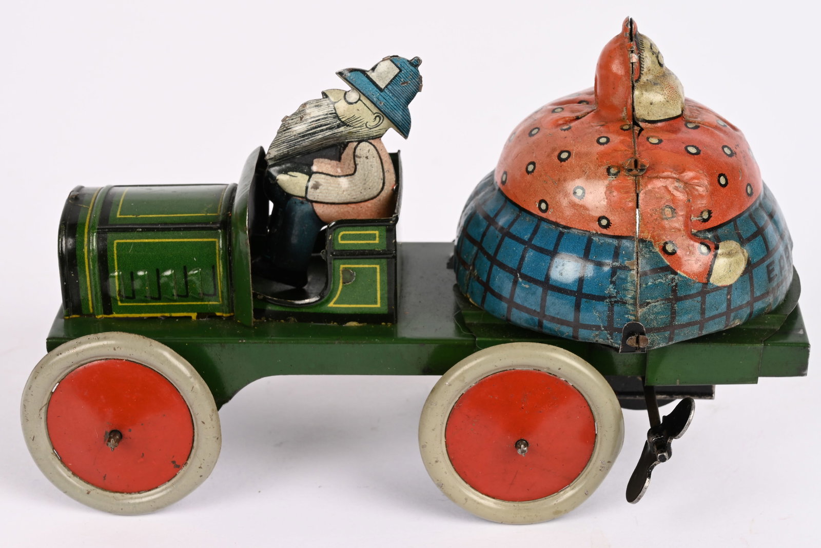 GERMAN TIN WINDUP EPPIE HOGG IN AUTO (1 of 5)