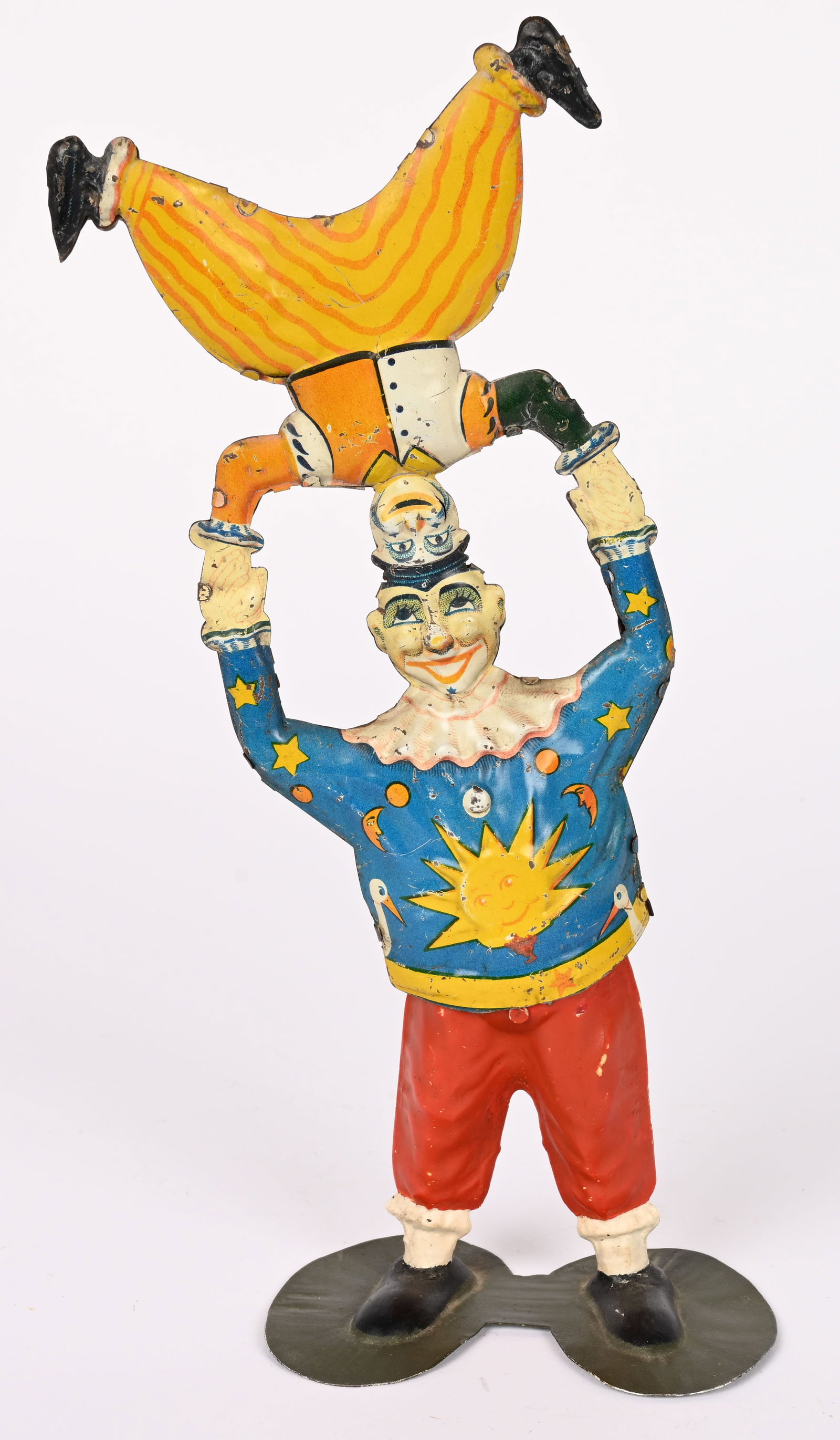 GUNTHERMANN TIN WINDUP BALANCING CLOWNS (1 of 5)