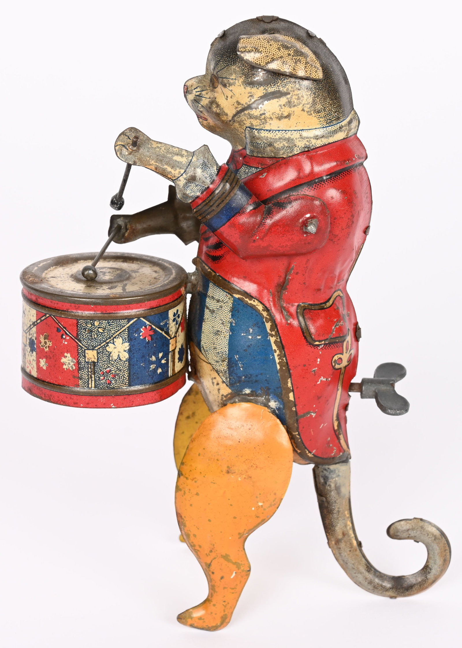 ISSMAYER TIN WINDUP CAT DRUMMER (1 of 8)