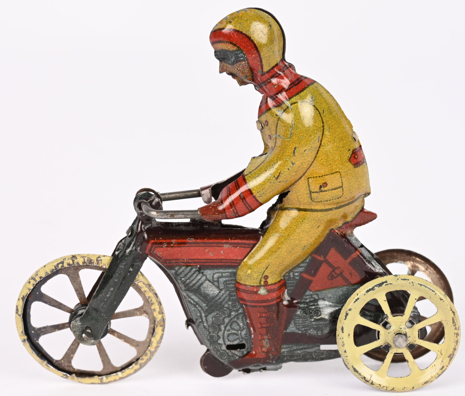 CKO TIN CIVILIAN PENNY TOY MOTORCYCLE (1 of 5)